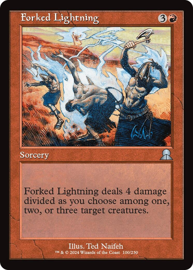 Image for Forked Lightning (100/230) (LIST) - Magic: The Gathering
