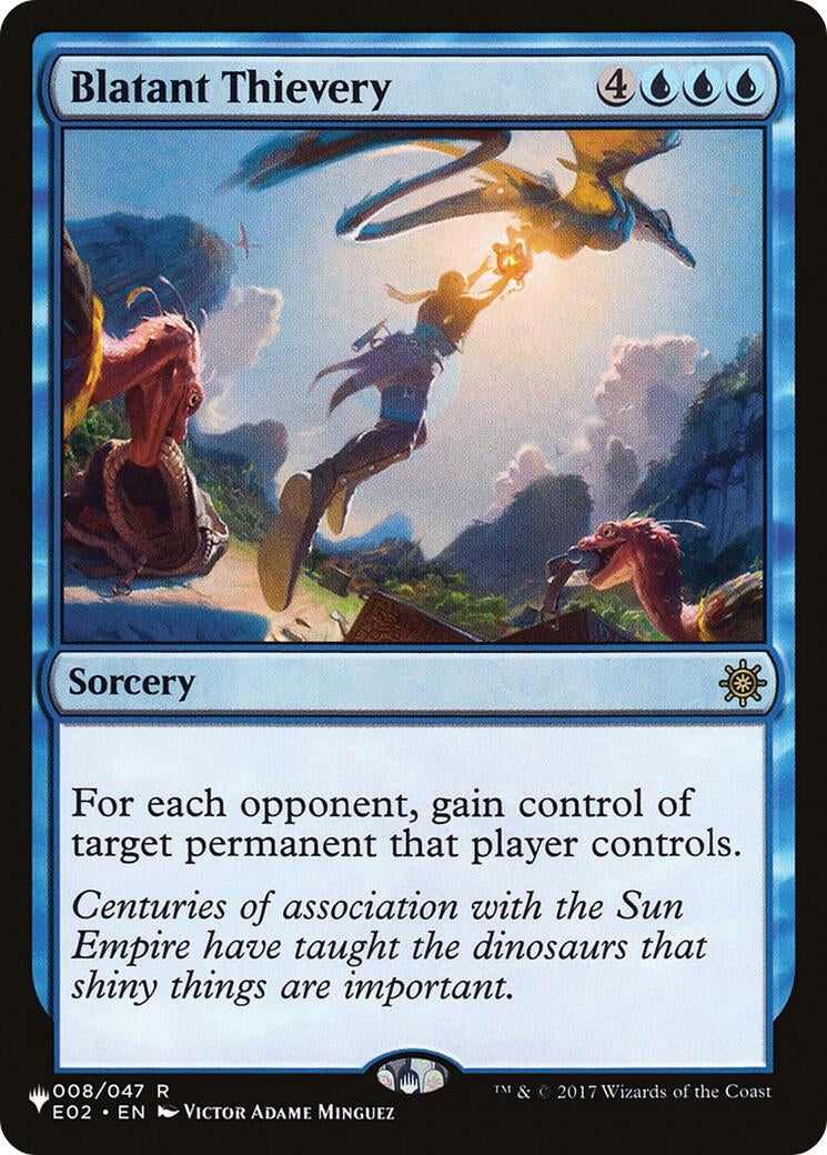 Image for Blatant Thievery (008/047) (LIST) - Magic: The Gathering