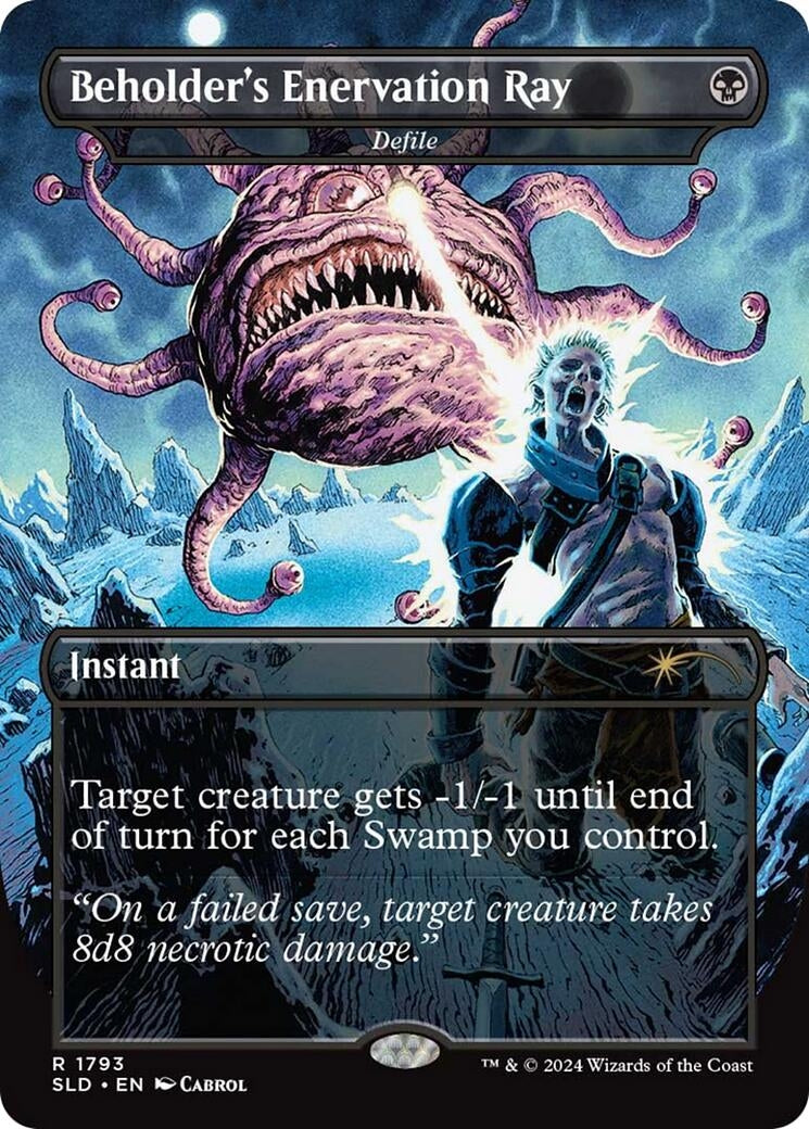 Image for Beholder's Enervation Ray - Defile (1793) - Magic: The Gathering