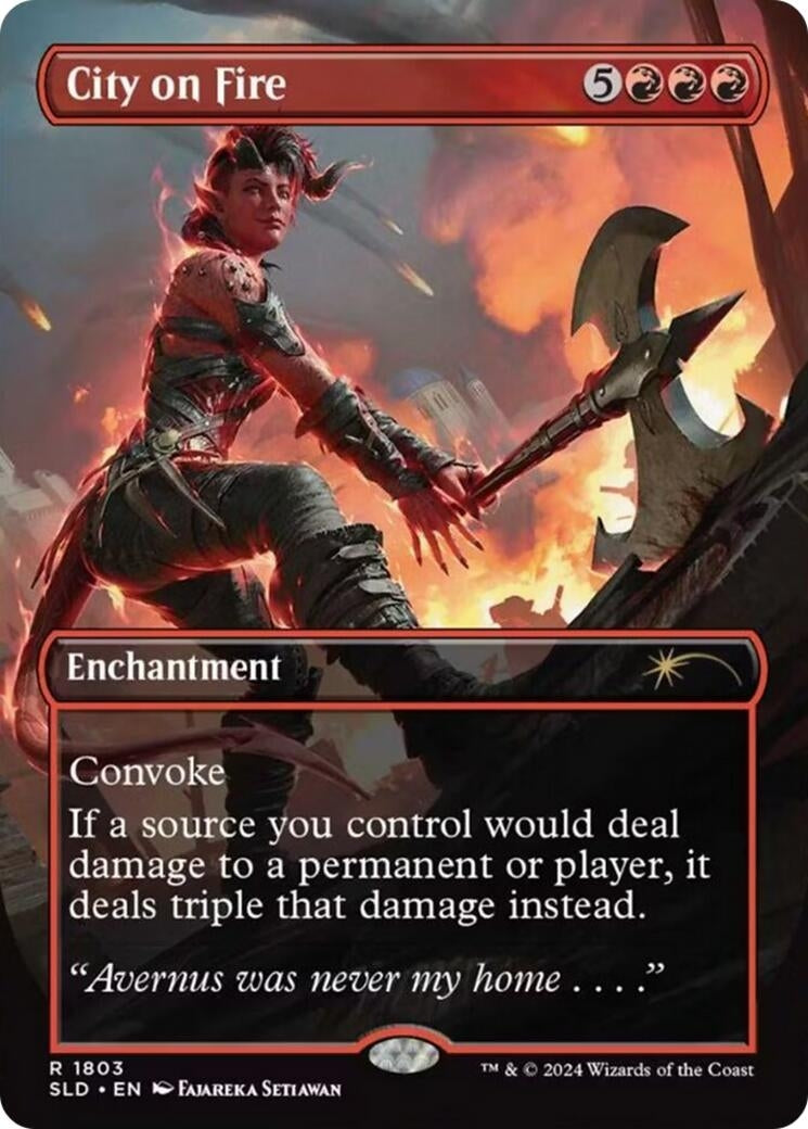 Image for City on Fire (1803) - Magic: The Gathering