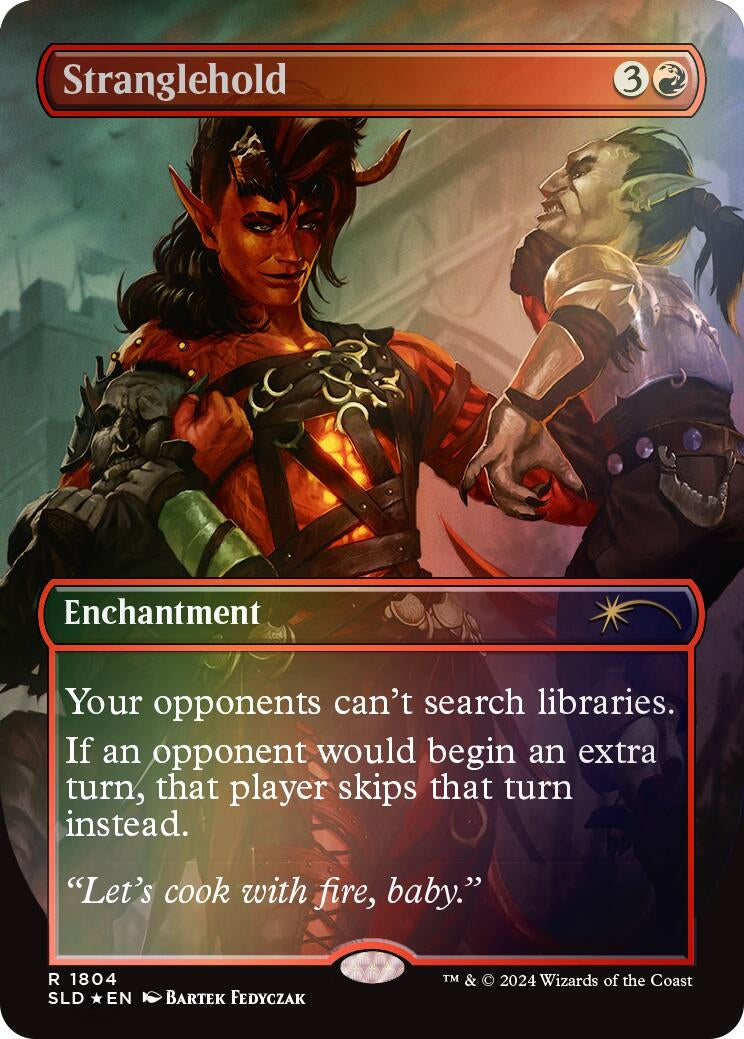 Image for Stranglehold (Rainbow Foil) (1804) - Magic: The Gathering