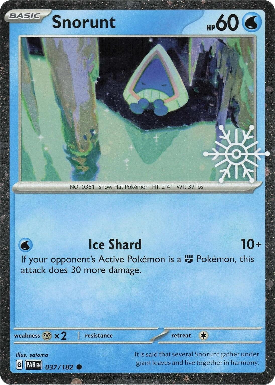 Image for Snorunt - 037/182 (Holiday Calendar) (037/182) (MCAP) - Pokemon