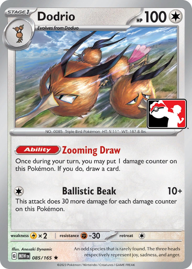 Image for Dodrio (085/165) - Pokemon