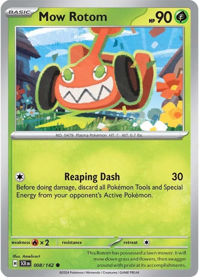 Image for Mow Rotom (008/142) (SCR) - Pokemon