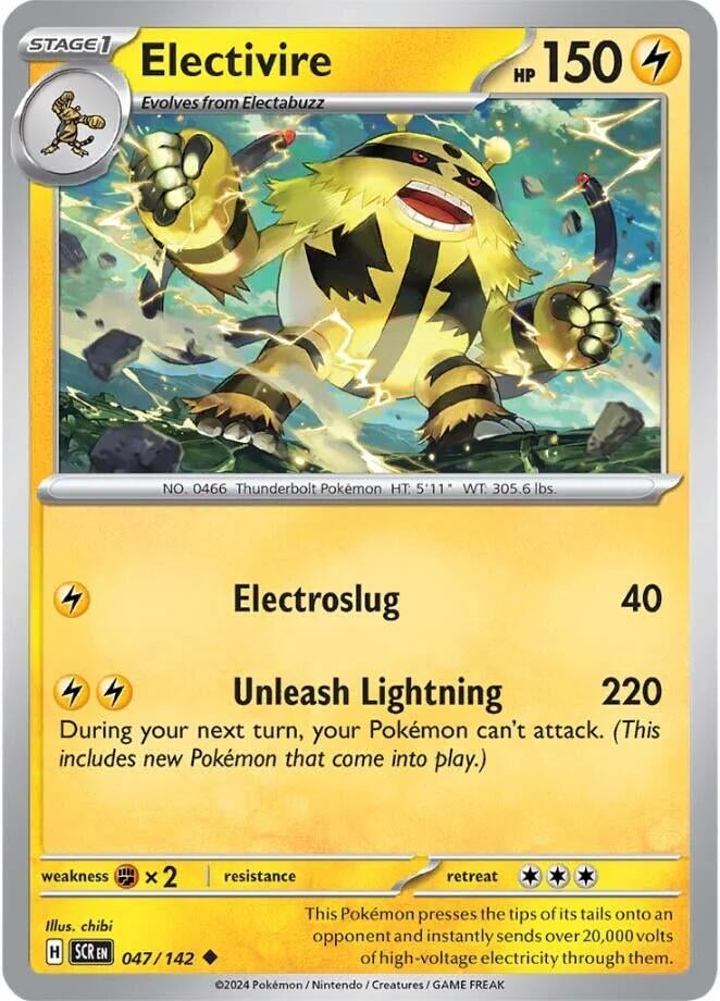 Image for Electivire (047/142) (SCR) - Pokemon