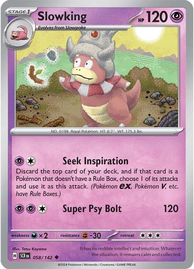 Image for Slowking (058/142) (SCR) - Pokemon