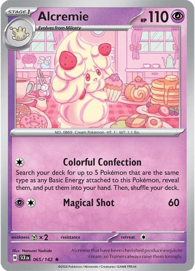 Image for Alcremie (065/142) (SCR) - Pokemon