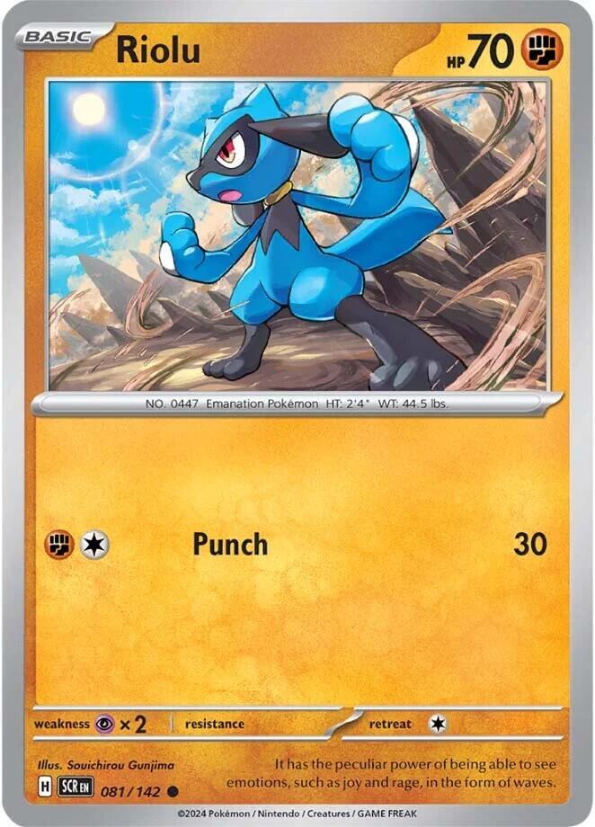 Image for Riolu (081/142) (SCR) - Pokemon