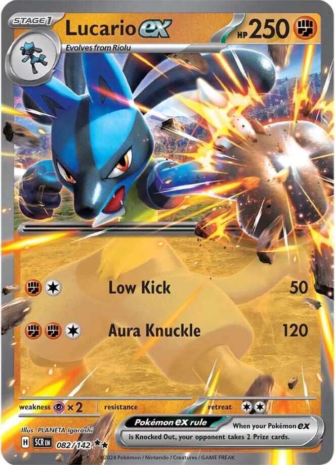 Image for Lucario ex (082/142) (SCR) - Pokemon