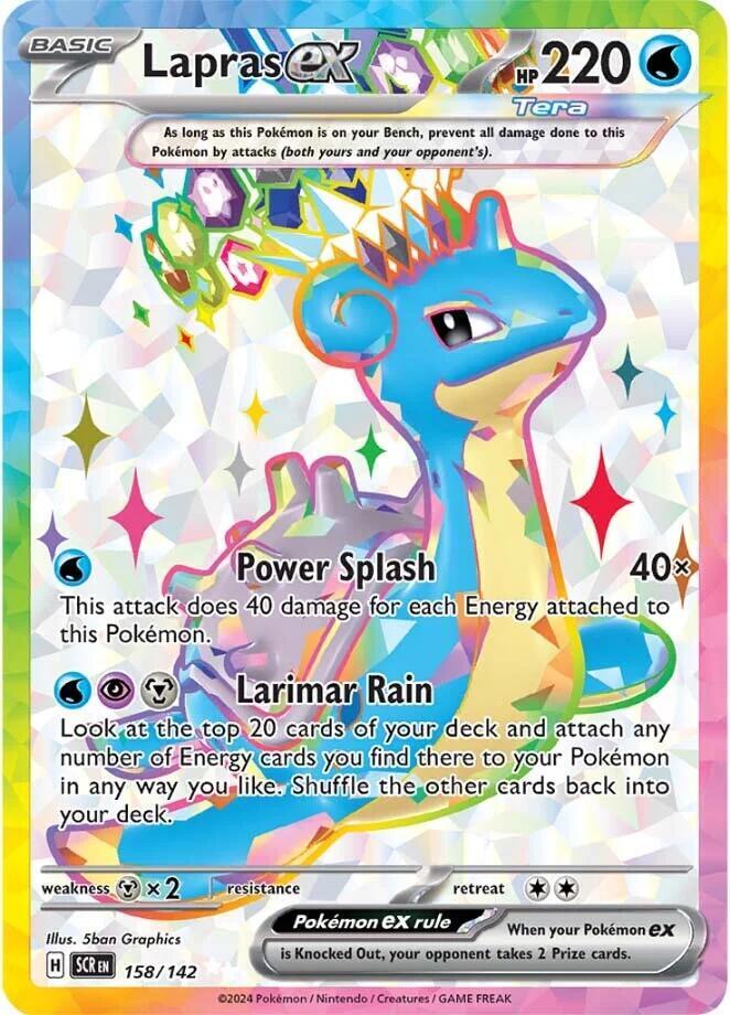 Image for Lapras ex (158/142) (SCR) - Pokemon