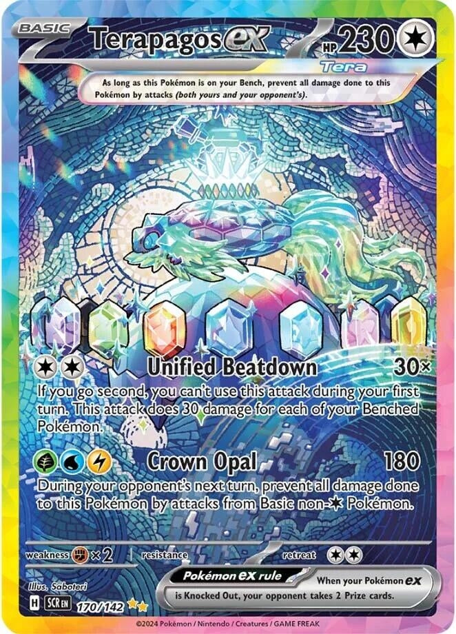 Image for Terapagos ex (170/142) (SCR) - Pokemon