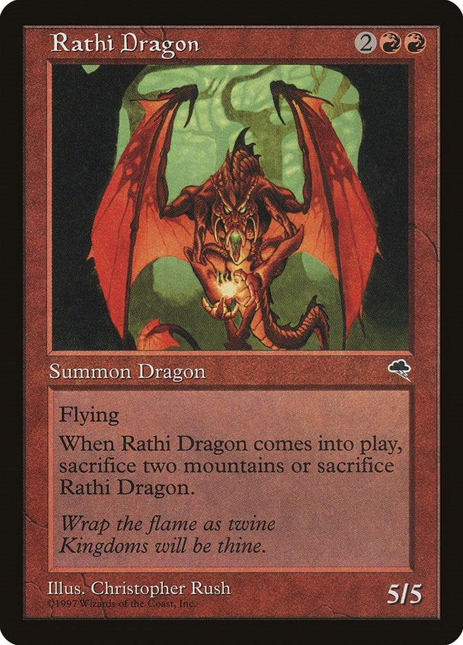 Image for Rathi Dragon (196) - Magic: The Gathering