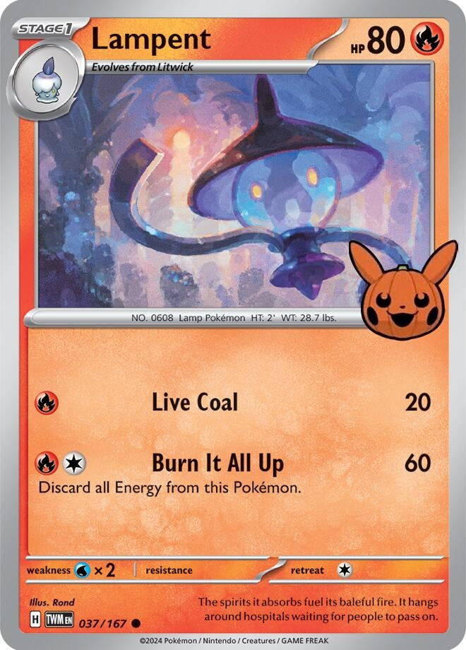 Image for Lampent (037/167) (TTBB24) - Pokemon
