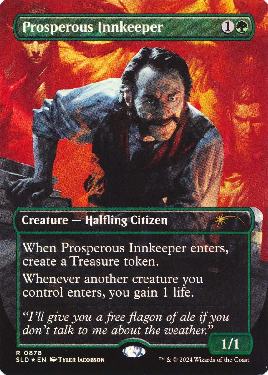 Image for Prosperous Innkeeper (Rainbow Foil) (878) - Magic: The Gathering