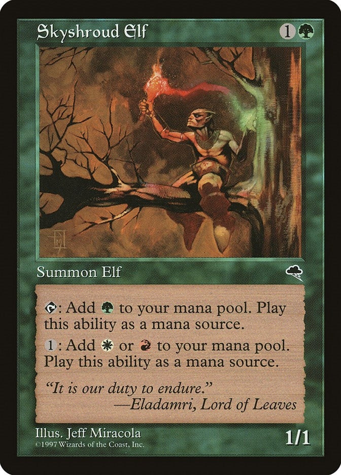 Image for Skyshroud Elf (255) - Magic: The Gathering