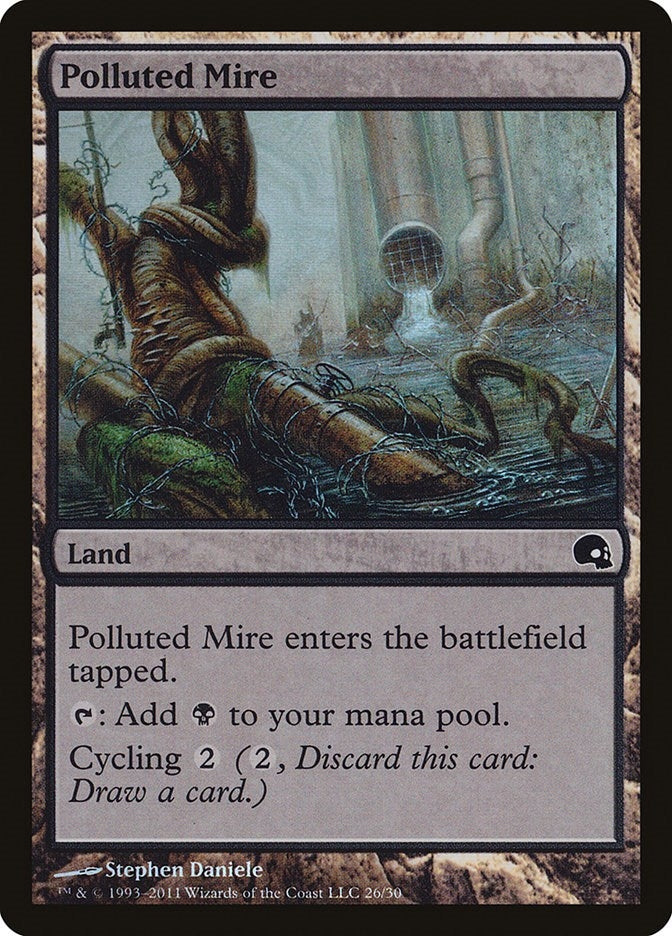 Image for Polluted Mire (26) - Magic: The Gathering