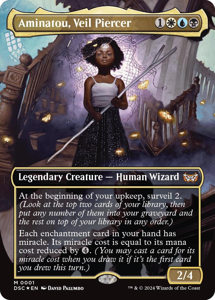 Image for Aminatou, Veil Piercer (Borderless) (1) (DSC) - Magic: The Gathering