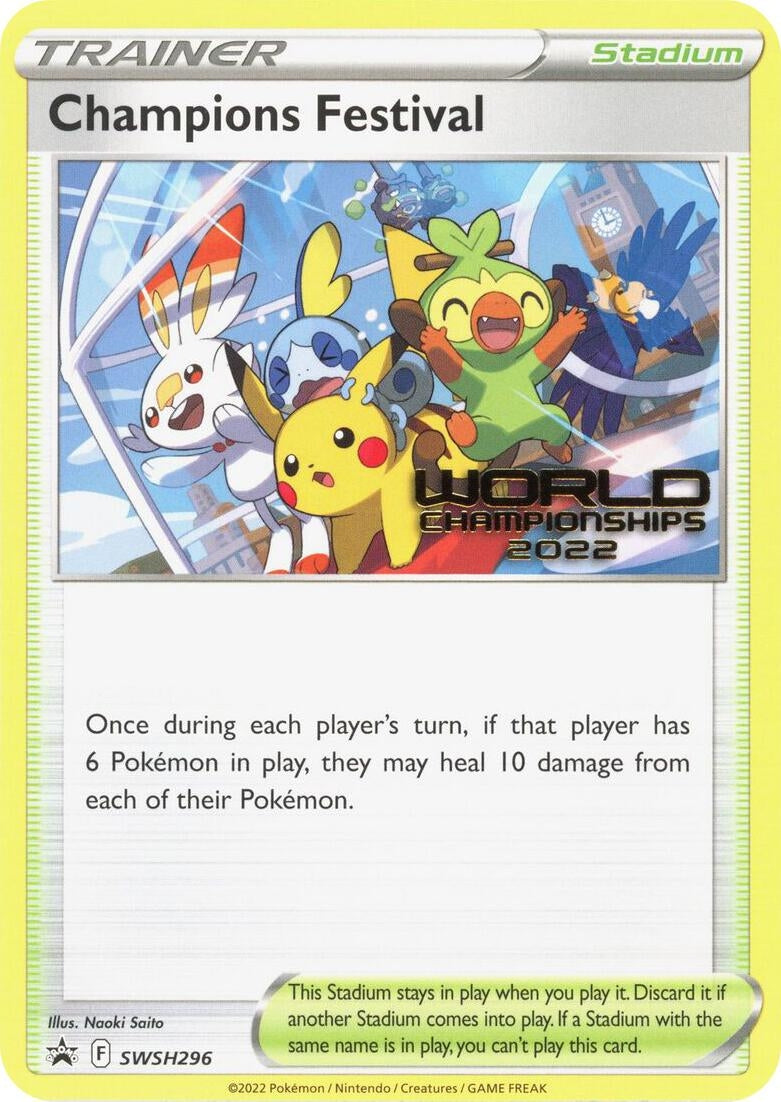 Image for Champions Festival - SWSH296 (World Championships 2022) (SWSH296) (SWSD) - Pokemon