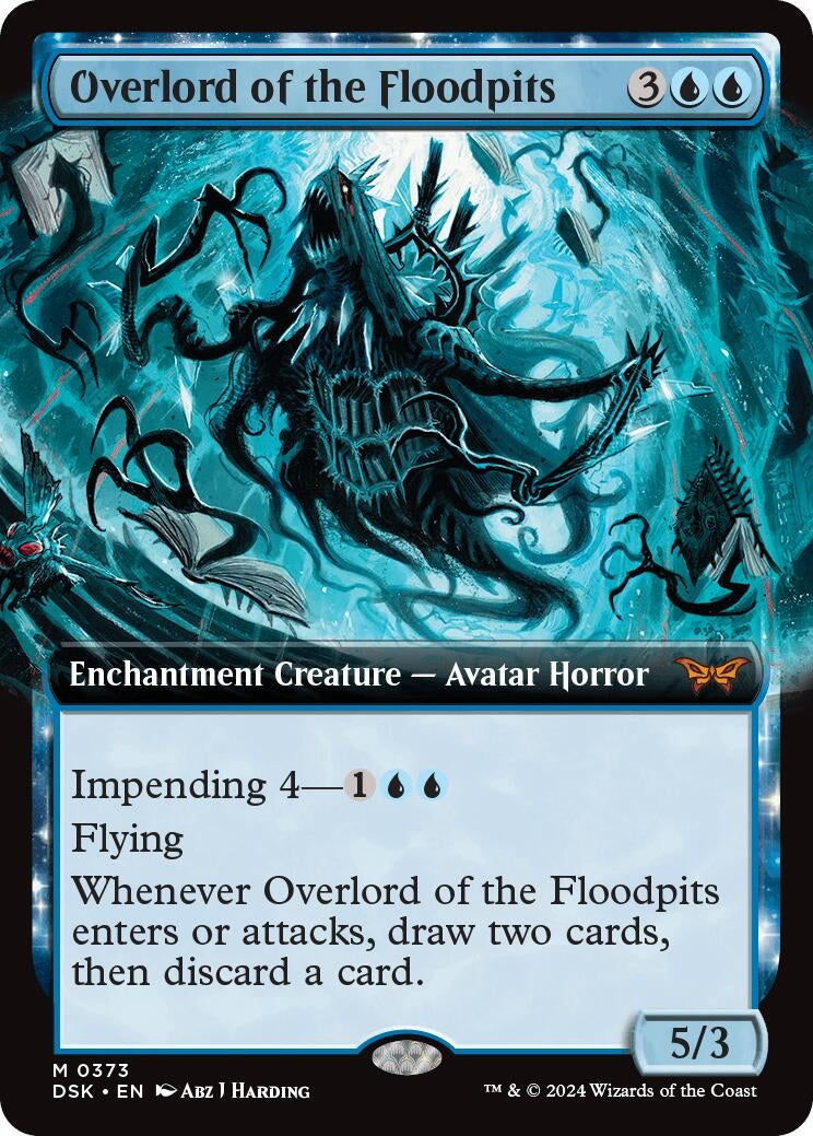 Image for Overlord of the Floodpits (Extended Art) (373) - Magic: The Gathering