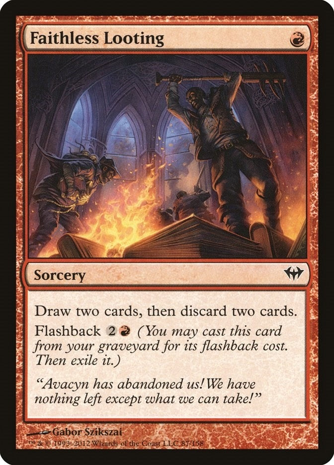 Image for Faithless Looting (87) (DKA) - Magic: The Gathering