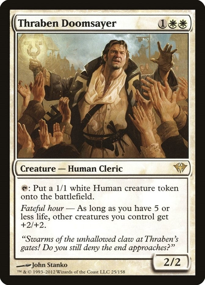 Image for Thraben Doomsayer (25) - Magic: The Gathering