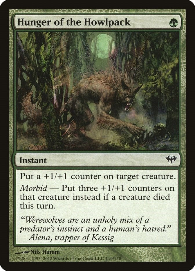Image for Hunger of the Howlpack (119) (DKA) - Magic: The Gathering
