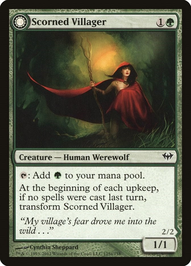 Image for Scorned Villager (125) (DKA) - Magic: The Gathering