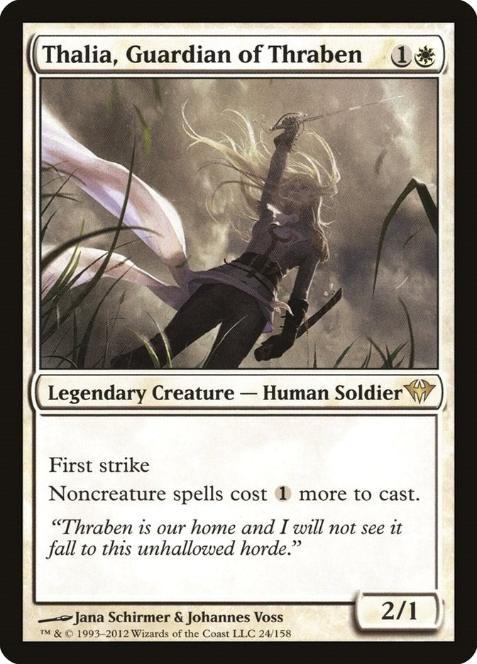 Image for Thalia, Guardian of Thraben (24) (DKA) - Magic: The Gathering