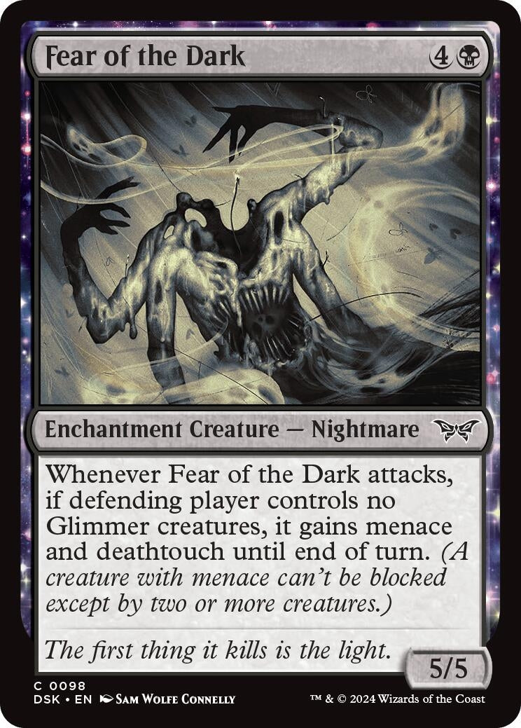 Image for Fear of the Dark (98) - Magic: The Gathering