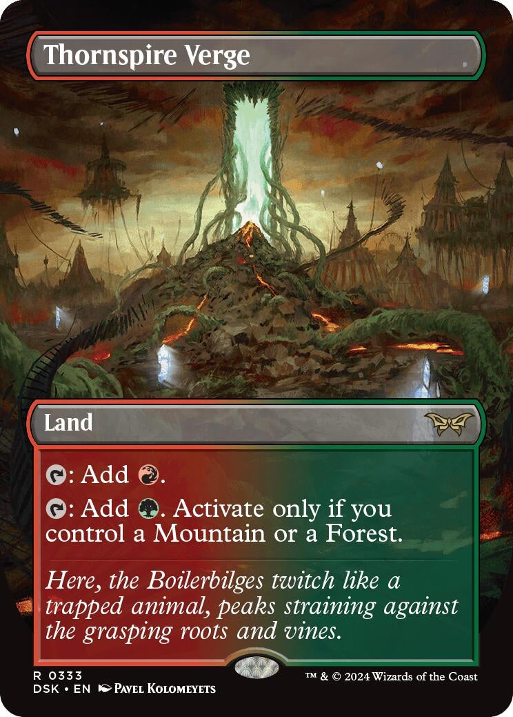 Image for Thornspire Verge (Borderless) (333) - Magic: The Gathering