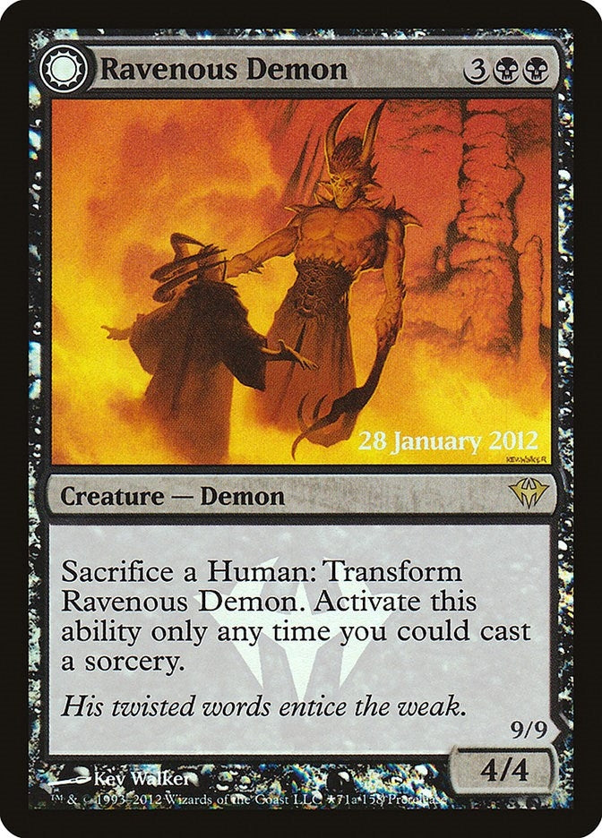 Image for Ravenous Demon (71) - Magic: The Gathering