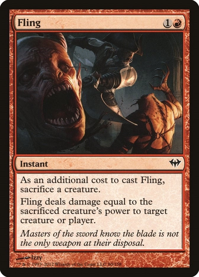 Image for Fling (90) - Magic: The Gathering