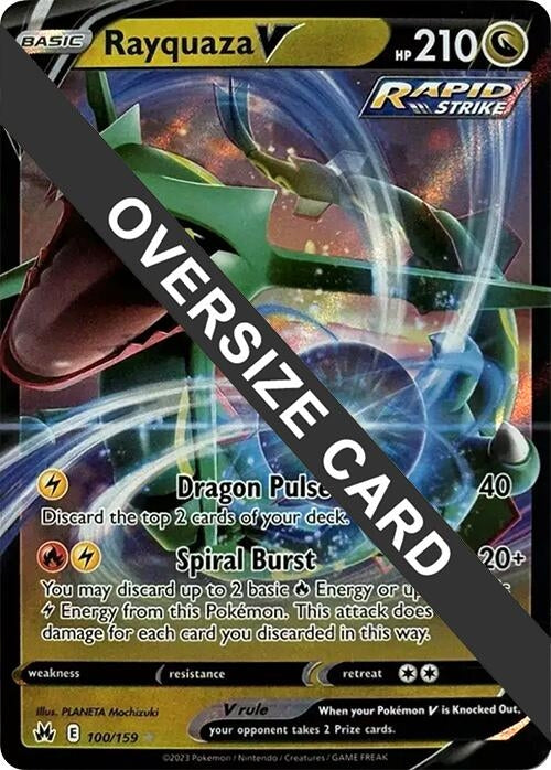 Image for Rayquaza V 100/159 (100/159) (PR) - Pokemon