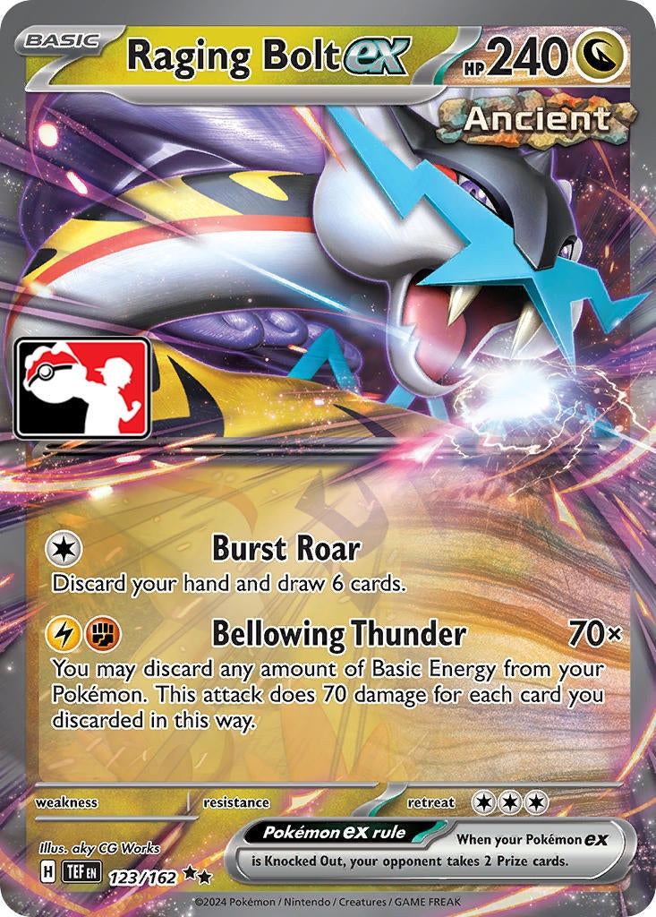 Image for Raging Bolt ex (123/162) - Pokemon