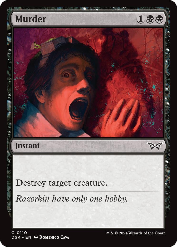 Image for Murder (110) - Magic: The Gathering