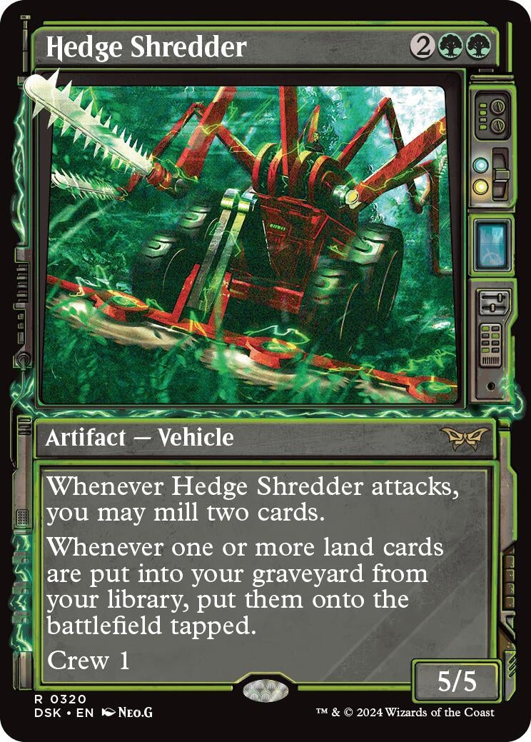 Image for Hedge Shredder (Showcase) (320) - Magic: The Gathering