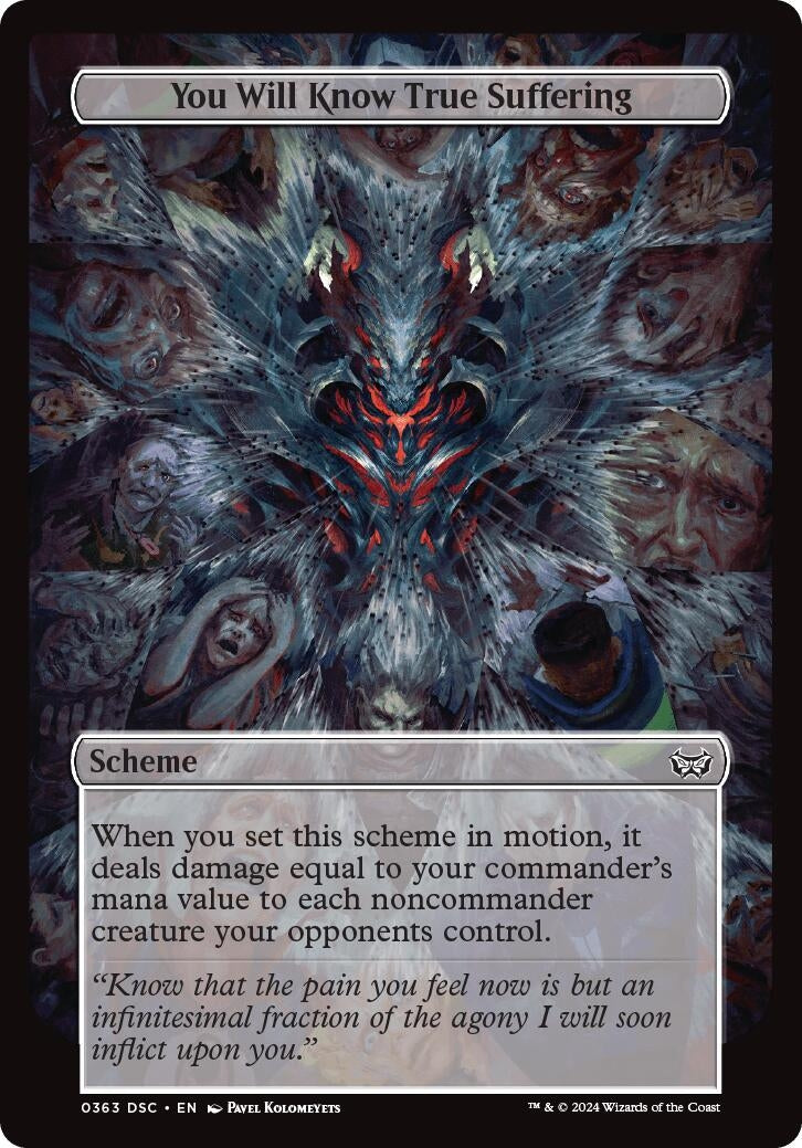 Image for You Will Know True Suffering (Full Art) (363) - Magic: The Gathering