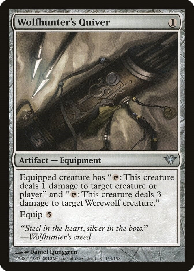 Image for Wolfhunter's Quiver (154) (DKA) - Magic: The Gathering