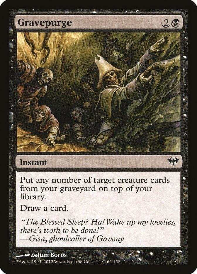 Image for Gravepurge (65) (DKA) - Magic: The Gathering