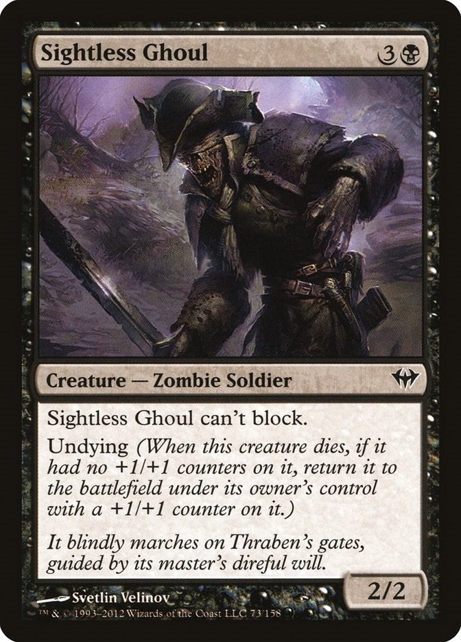 Image for Sightless Ghoul (73) - Magic: The Gathering