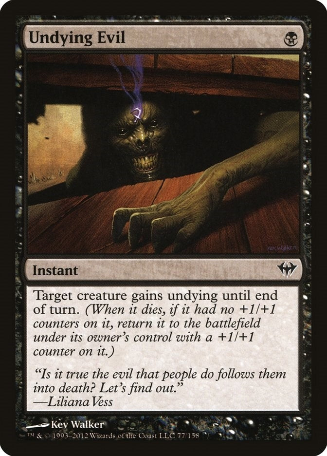 Image for Undying Evil (77) (DKA) - Magic: The Gathering