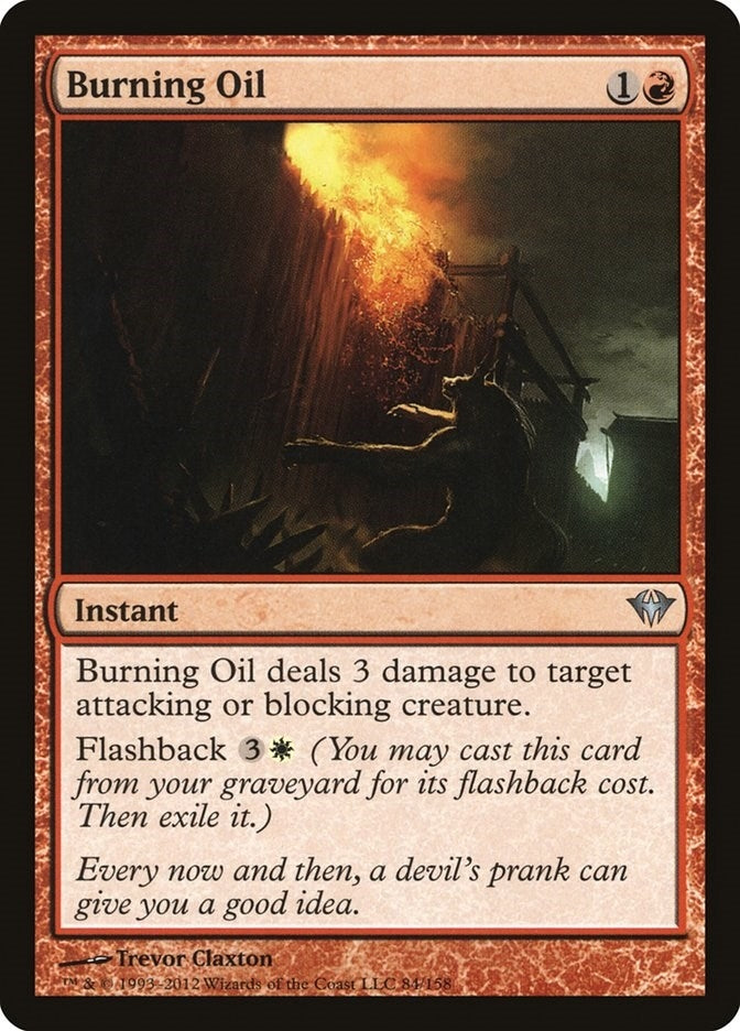 Image for Burning Oil (84) - Magic: The Gathering
