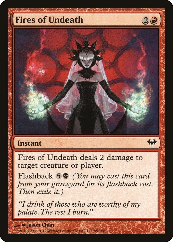 Image for Fires of Undeath (88) - Magic: The Gathering