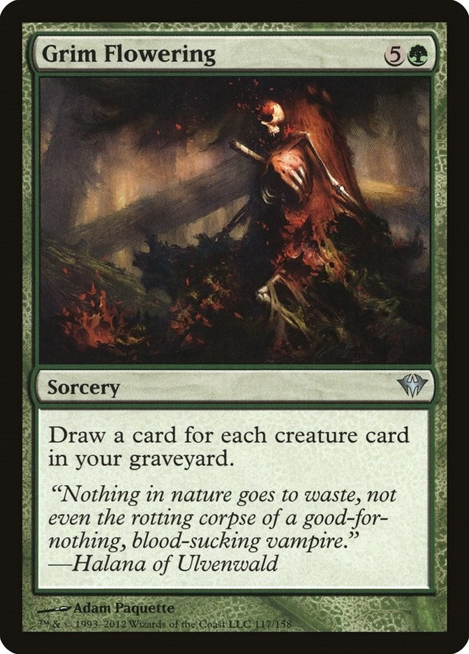 Image for Grim Flowering (117) (DKA) - Magic: The Gathering