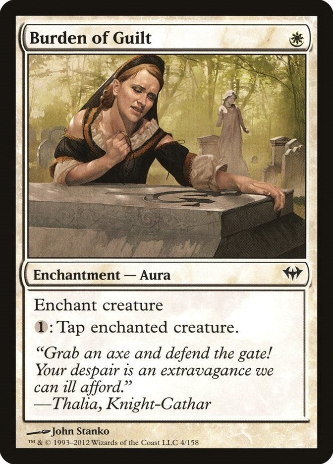 Image for Burden of Guilt (4) - Magic: The Gathering