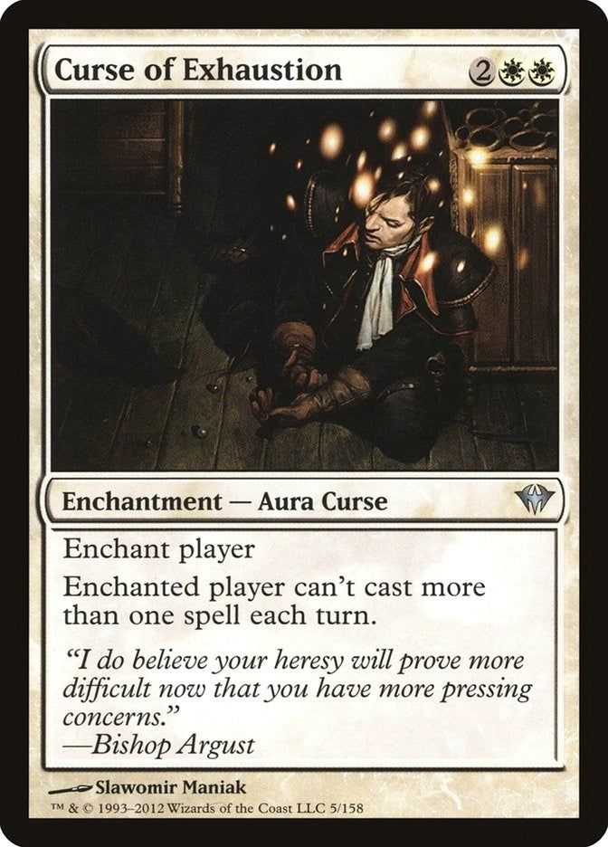 Image for Curse of Exhaustion (5) (DKA) - Magic: The Gathering