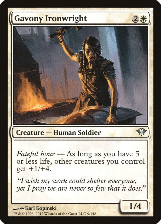 Image for Gavony Ironwright (9) - Magic: The Gathering
