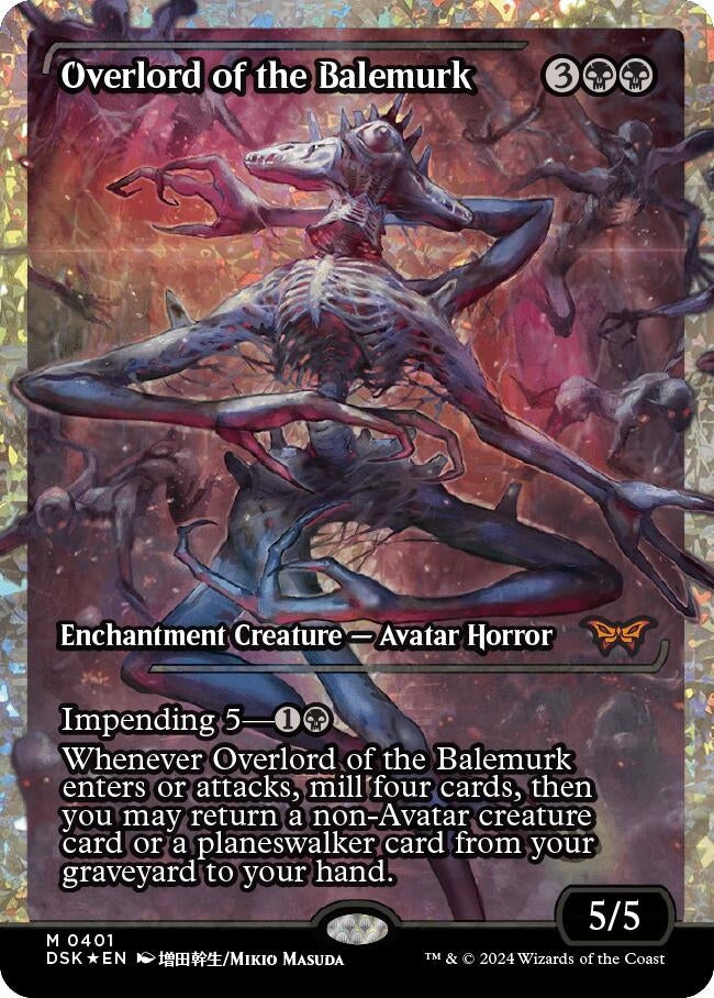 Image for Overlord of the Balemurk (Showcase) (Fracture Foil) (401) - Magic: The Gathering