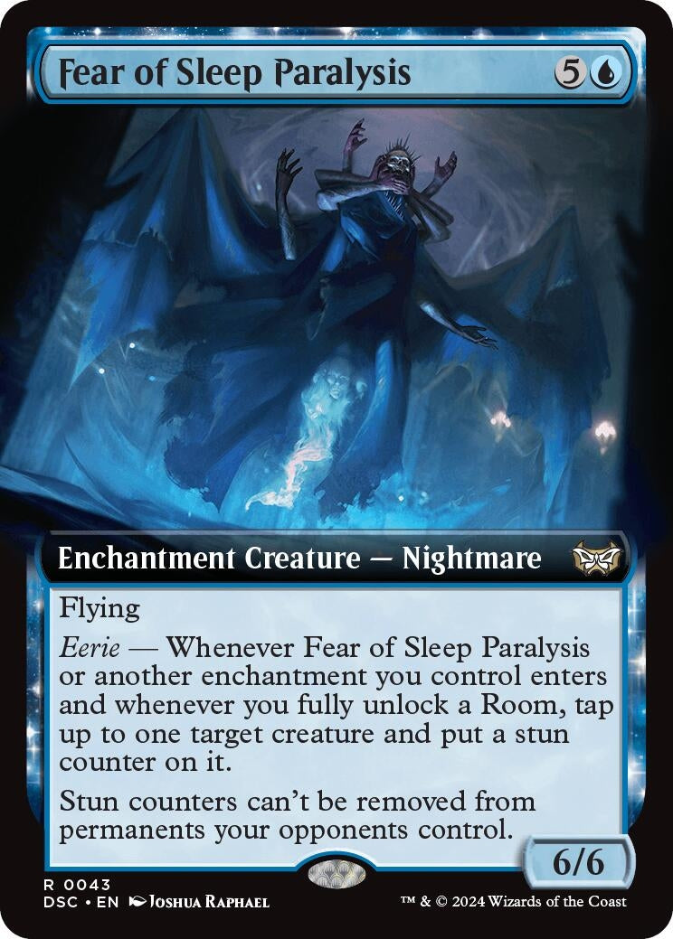 Image for Fear of Sleep Paralysis (Extended Art) (43) - Magic: The Gathering