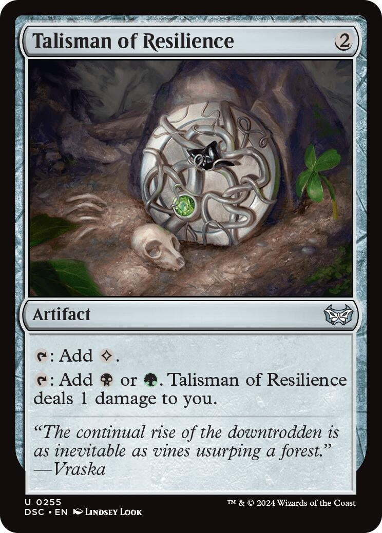 Image for Talisman of Resilience (255) (DSC) - Magic: The Gathering